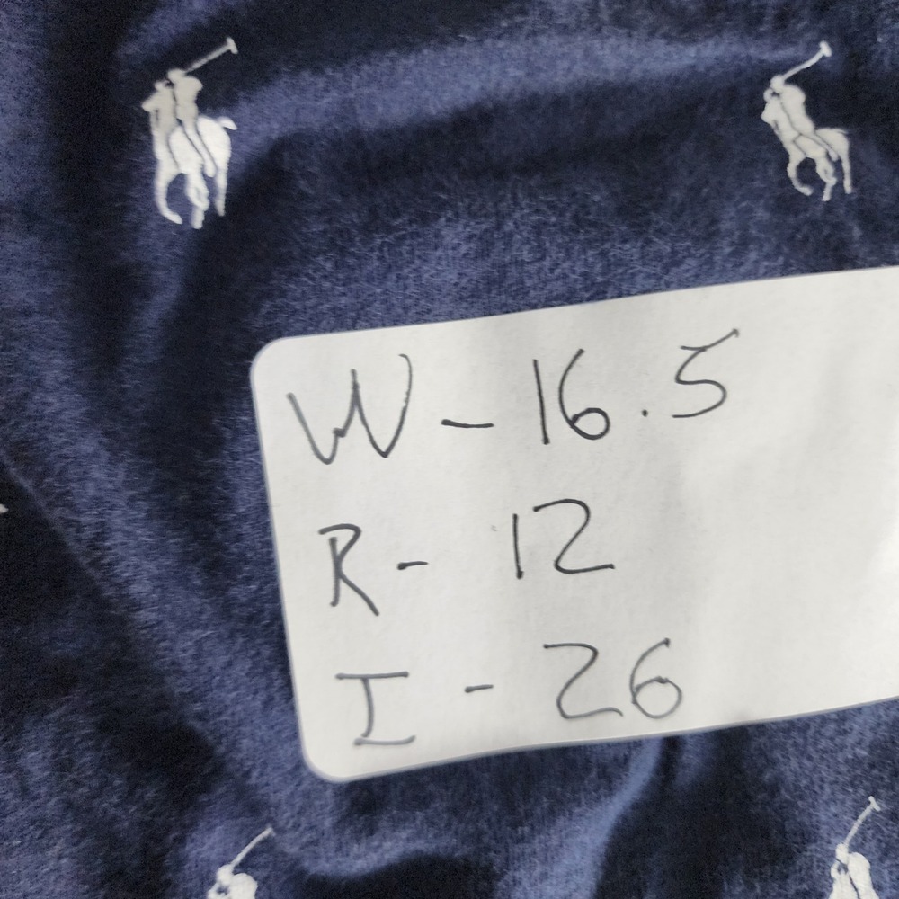 Polo Ralph Lauren Allover Pony Cotton Jogger Men's M Navy Pajama Lounge Pants - Picture 5 of 6